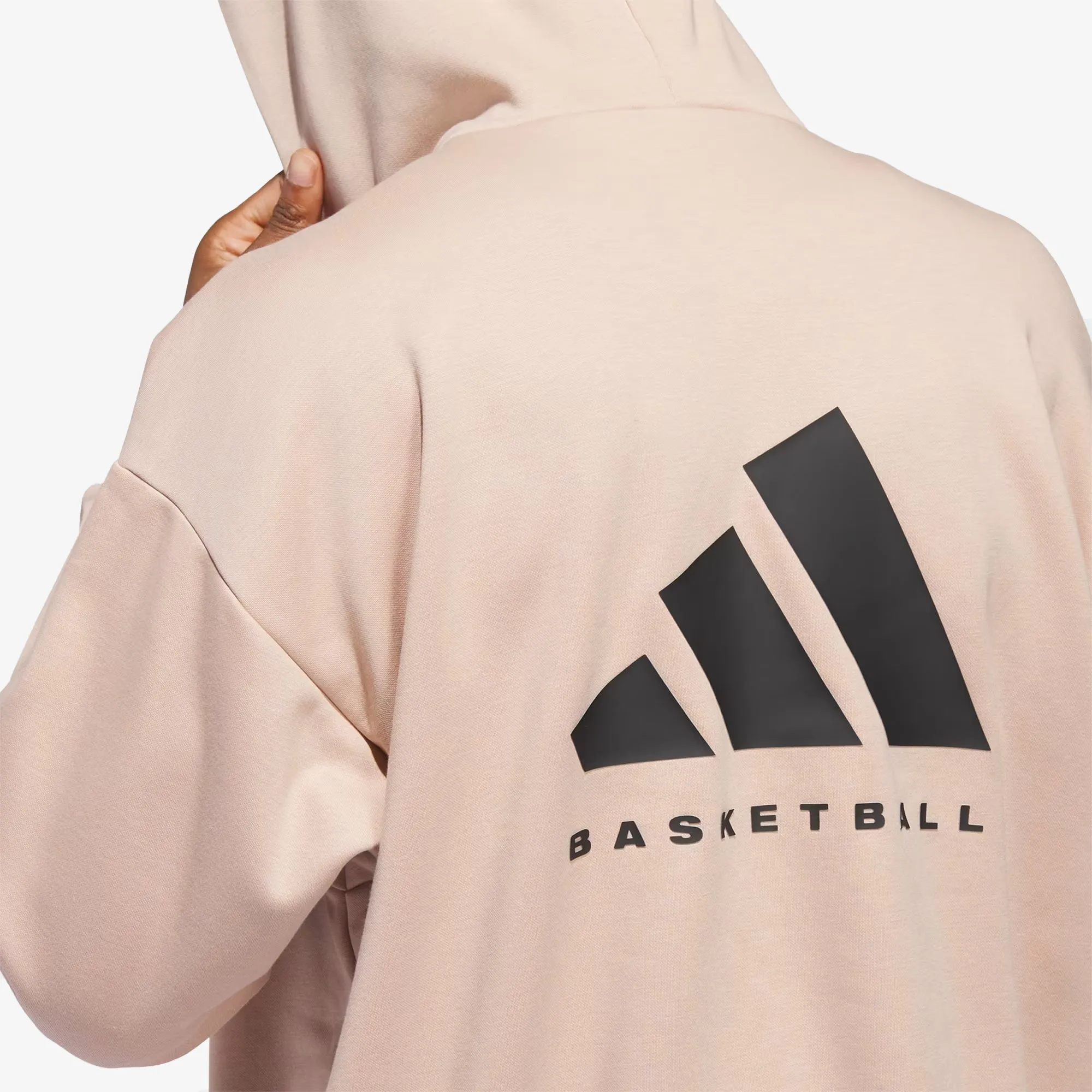 Adidas Originals | BASKETBALL HOODIE  { ASH PEARL