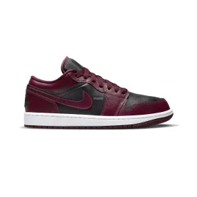 Womens Air Jordan 1 Low Black Dark Beetroot - 2020 Edition Sneakers