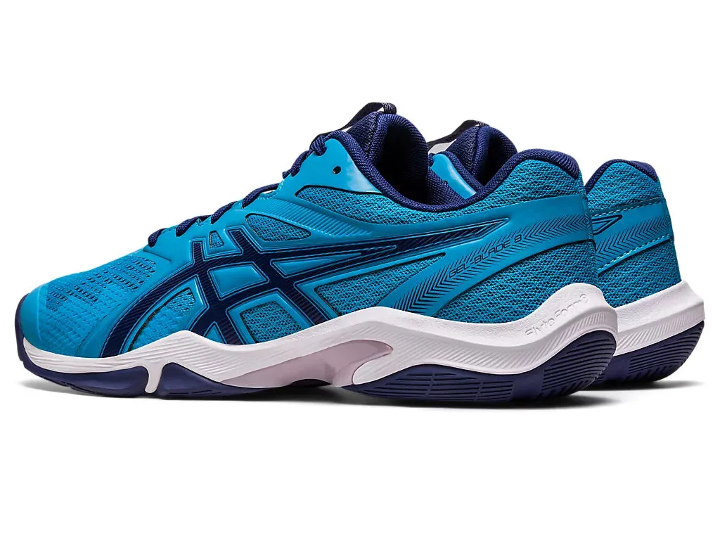 Asics Gel Blade 8 Badminton Shoe - Island Blue/Indigo Blue