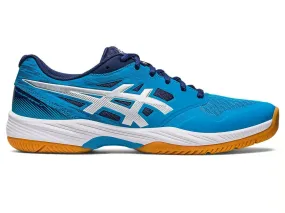 Asics Gel Court Hunter 3 Badminton Shoes - Island Blue/Pure Silver