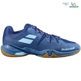 Babolat Mens Shadow Spirit Lightweight Dark Blue Badminton Shoes