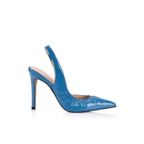 Elouise Pump Blue Patent