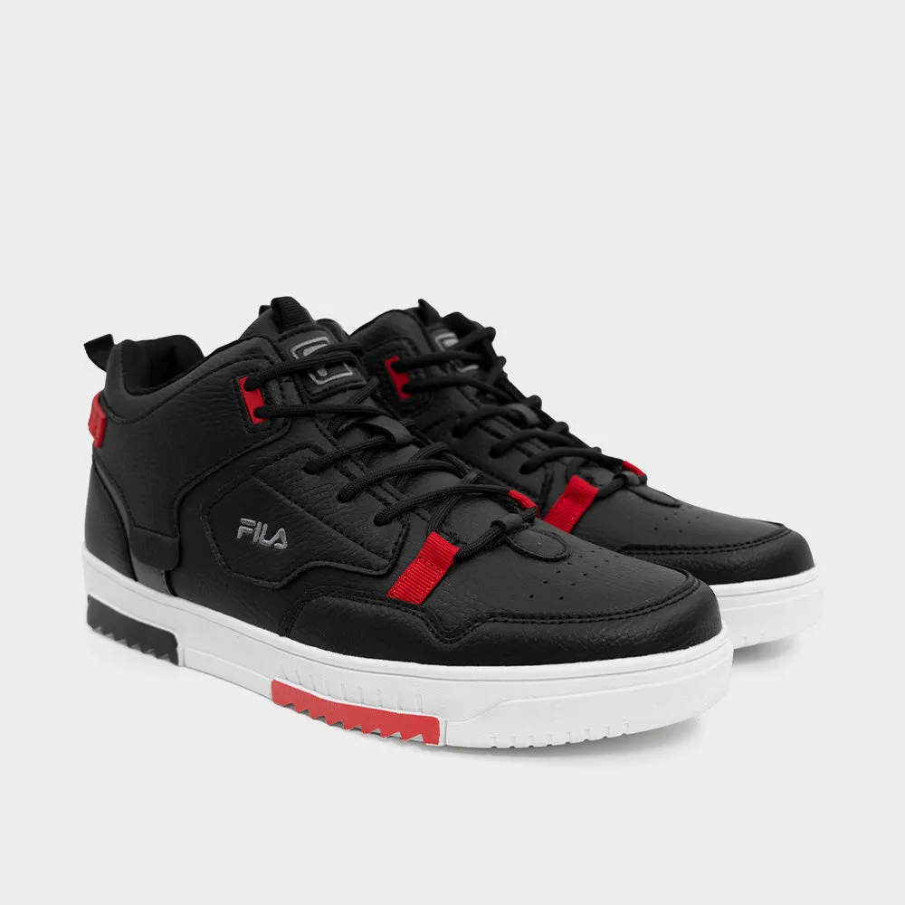 Fila Mens Bennett Sneaker Black/red _ 181560 _ Black