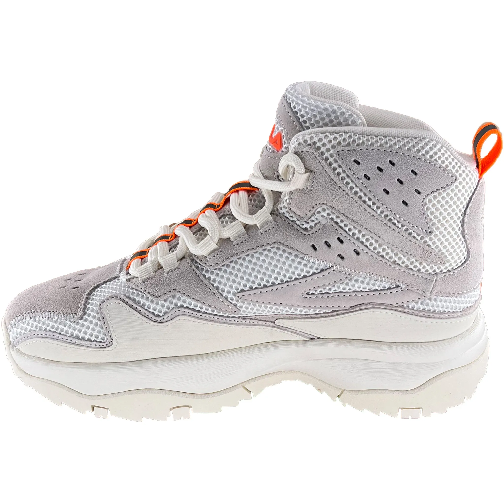 Fila Women's Ranger Boots Casual Sneaker Boot Cream Orange 5HM01097-129