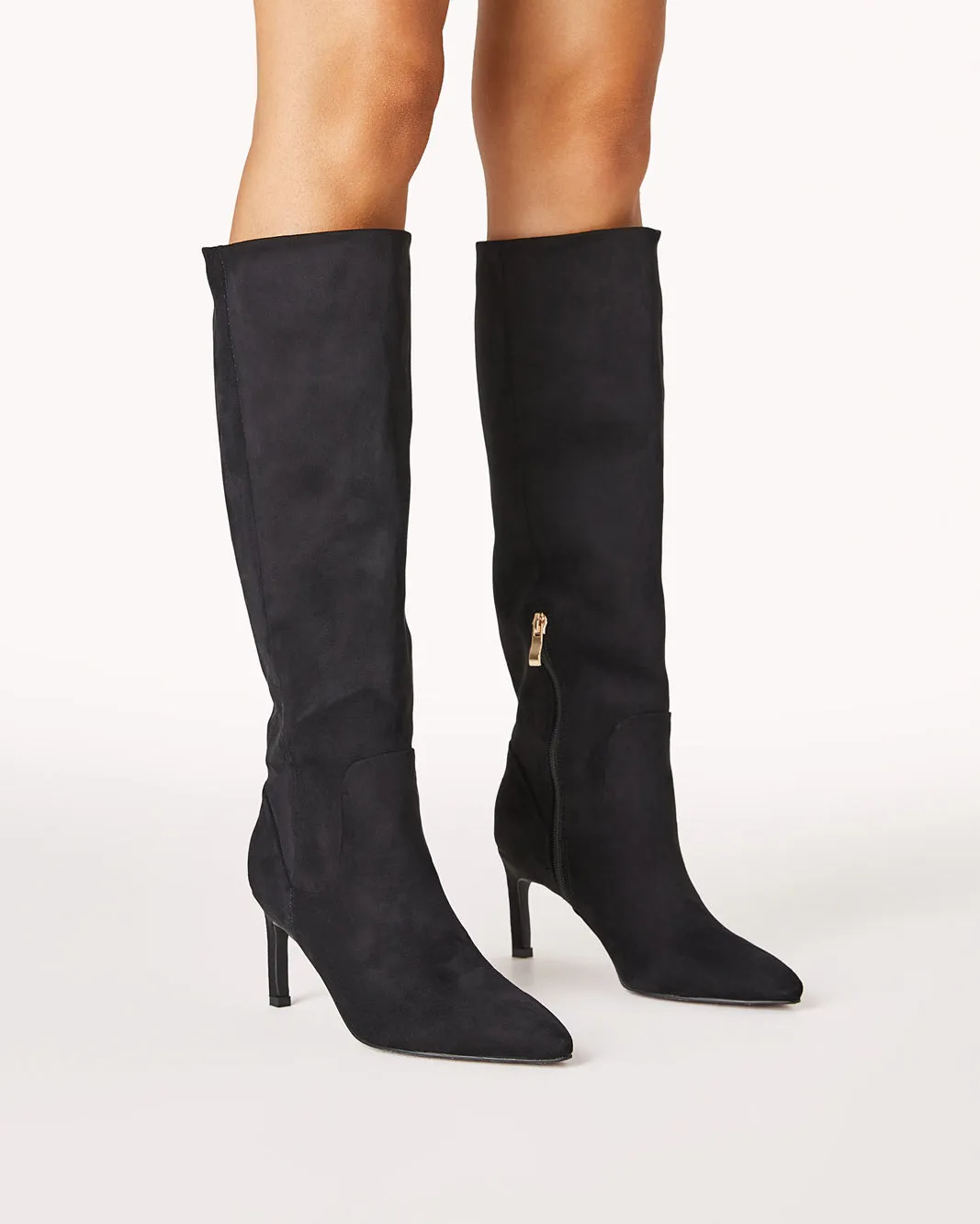 HUDA - BLACK SUEDE