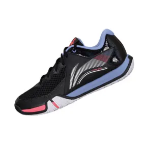 Li Ning Saga II Lite Badminton Shoe Unisex [Black/Standard White]  AYTT003-1