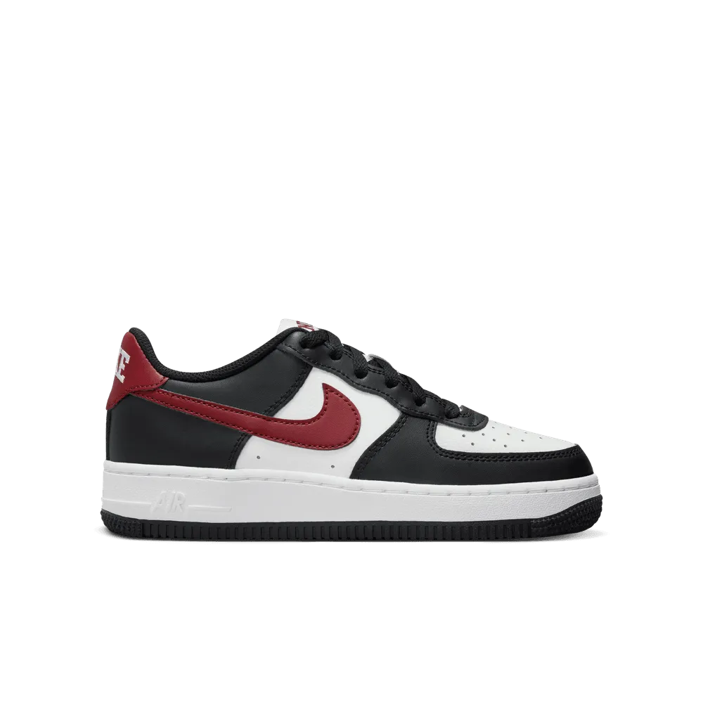 Nike Air Force 1 Low GS Black Dark Team Red Summit White